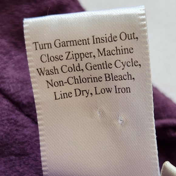 Whimsigoth Jacket Purple Plum Vintage Y2K Faux Suede Floral Embroidered Medium - Picture 11 of 14